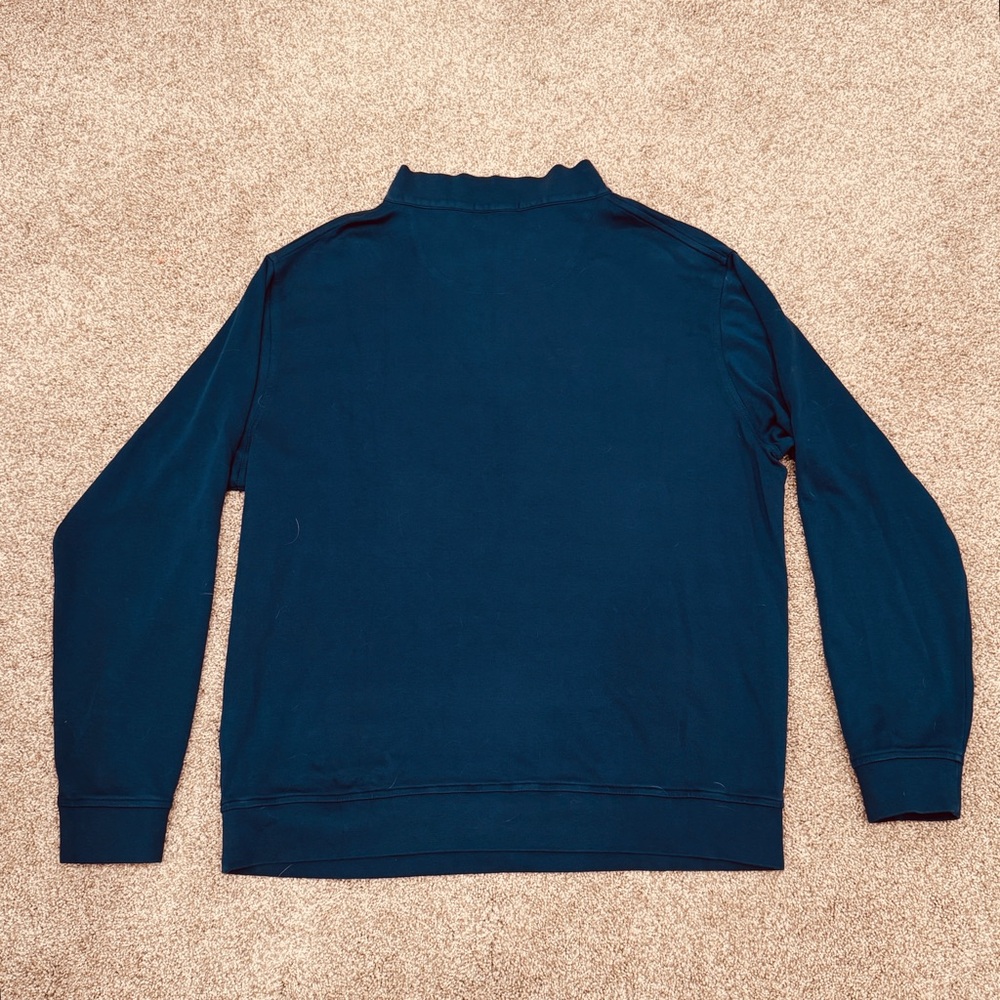 Peter Millar Xavier Crown Comfort Quarter Zip Premium Pullover Men's XL EUC - Picture 7 of 7